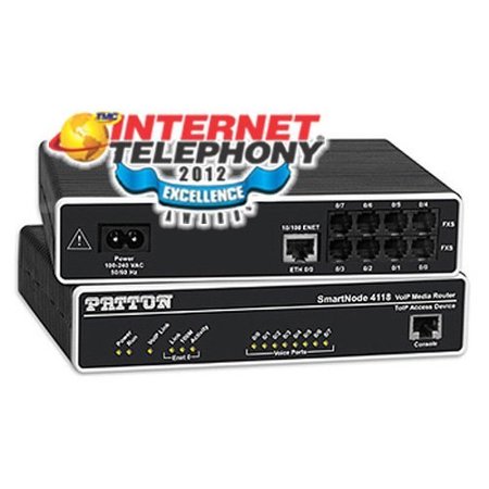 PATTON ELECTRONICS Smartnode Dual Fxo Voip Gateway SN4112/JO/EUI